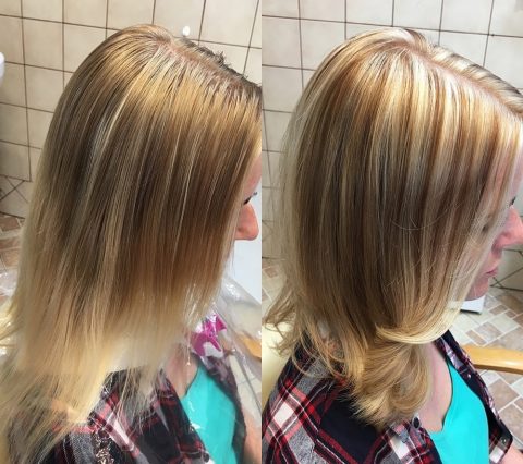 fryzjerka Wałbrzych - stylizacje przed i po